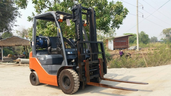 ขายด่วนรถยก TOYOTA 8FGตันใหม่ล่าสูดยก1.5ตันเสาสูง3เมตรงาสไลยร์ได้ยางตัน4เส้นรถนอกยังไม่เคยใช้งานในเมืองไทยเลย=รุ่นใหม่ขายถูกๆๆ