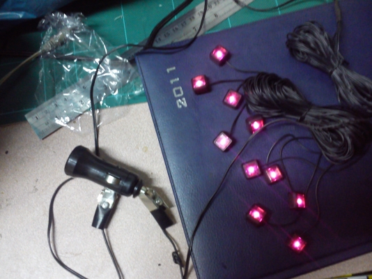 ไฟประดับ ไฟแต่งคอนโซล แสงสีชมพู10จุด