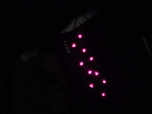 ไฟประดับ ไฟแต่งคอนโซล แสงสีชมพู10จุด