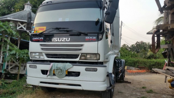 ขายอีซูซุเดก้า 270 สิบล้อหัวลาก 2 เพลา เครื่อง 6SD1 ก๊าซ CNG/NGV