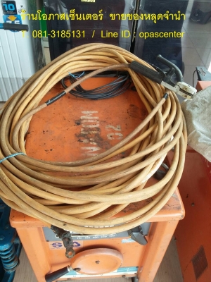 เครื่องเชื่อม ยี่ห้อ พลัง 300 A. ของแท้ รุ่น MOD 300 สภาพดี ผลิตปี 50 มีสายเชื่อมประมาณ 30 เมตร พร้อมใช้งาน