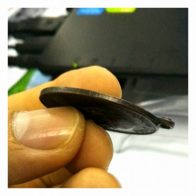 หลวงปู่หมุน วัดบ้านจาน ศรีสะเกษ เหรียญนวะโลหะ ตอกโค๊ดหมายเลขกำกับ