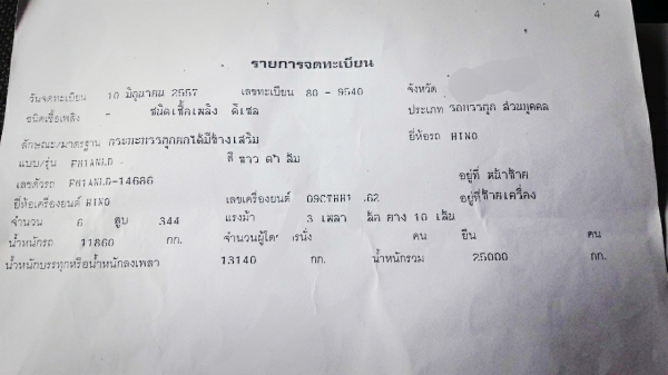 ขายHino Mega ซีรี่500 FM1A 344แรงม้า ปี57 ยางใหม่หมดพร้อมใช้งาน ราคาคุยกันได้  0897088772