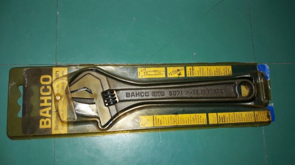 ขายประแจเลื่อน BAHCO ergo8071  8" MADE IN SWEDEN.ใหม่เก่าเก็บแท้ๆ