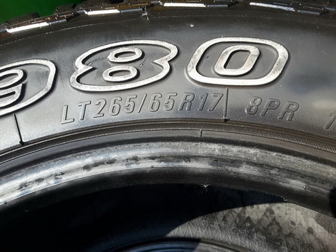 Maxxis AT980 ขนาด 265/70/16 ปี12 สภาพสวยๆ 1ชุด