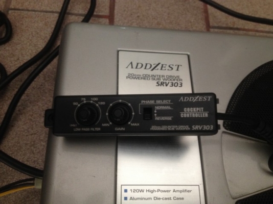 ซับบ๊อก ADDZEST SRV 303 8นิ้ว120w เก่าญี่ปุ่นสภาพสวยใช้งานได้ปกติ