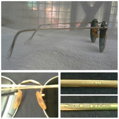 แว่นตาวินเทจโกลด์ฟิลด์ทรง 'หยดน้ำ-จอห์น เลนนอน' ตัวบิดา!  ALGHA made in England