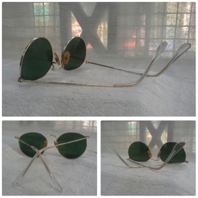 แว่นตาวินเทจโกลด์ฟิลด์ทรง 'หยดน้ำ-จอห์น เลนนอน' ตัวบิดา!  ALGHA made in England