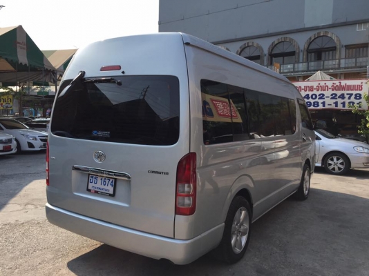 โทร 0922726669 ตันหยงเบสท์รถตู้ฝั่งธน COMMUTER ปี 2010 ดีเซลล์ แต่งวีไอพี เบาะหนัง 3 แถว ราคา 859,000 บาท