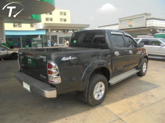 TOYOTA HILUX VIGO, 2.7 G DBL CAB POWER 4WD โฉม DOUBLE CAB สีดำ เกียร์ออโต้ ติดแก๊ส NGV