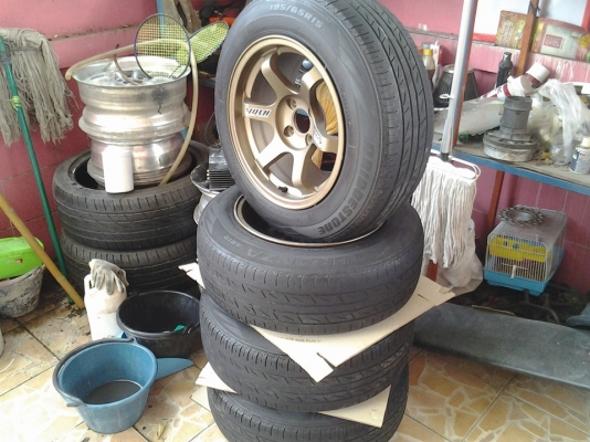 ขายล้อ 15x8 / 4x100 off 20 ขาย 7900 ID Line # 0850227379