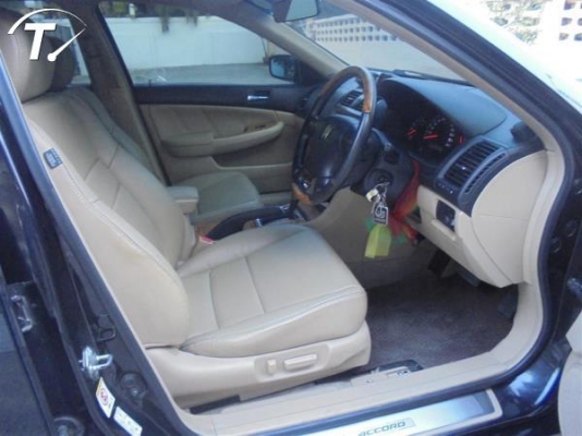 HONDA ACCORD, 2.4 EL i-VTEC โฉม ACCORD ปี03-06 สีดำ เกียร์ออโต้ ติดแก๊ส LPG