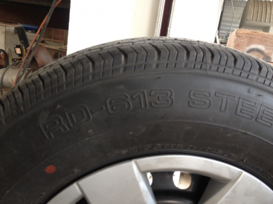 ขายยางพร้อมล้อ 6  รู