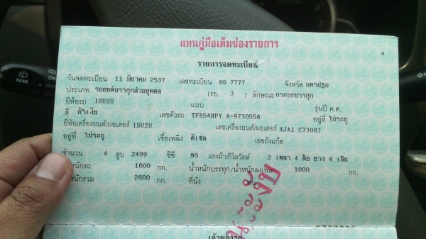 ISUZU RODEO ปี2537 พวงมาลัยเพาเวอร์ กระจกไฟฟ้า