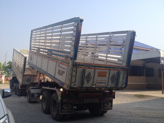 ขายบรรทุก ฮีโน่  355 แม่ลูกพ่วง สามเพลา