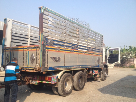 ขายบรรทุก ฮีโน่  355 แม่ลูกพ่วง สามเพลา