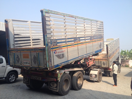 ขายบรรทุก ฮีโน่  355 แม่ลูกพ่วง สามเพลา