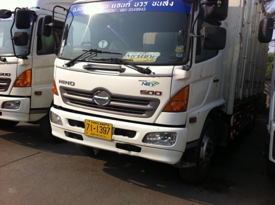 Hino 500 ปี 53 FL1JTKA เครื่อง JO8CVD 260 แรง ตู้ 10 บานไม่มีเสายาว 7.50 เมตร สภาพสวย