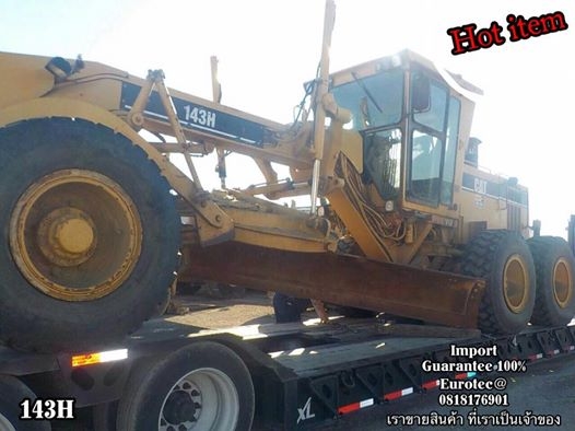 ขาย รถเกรด143H จำหน่าย รถ เครื่องจักร นำเข้า100\% อปกรณ์ทุกชิด ราคาถูก eurotec. 0818176901