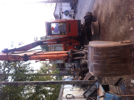 คูโบต้า HK250 เครื่องอีซูซุ 100 แรง ดีปั้มเฟืองดี เฟืองดัวเดินเปลี่ยนแล้ว ตัวนำมี ต่อรองได้