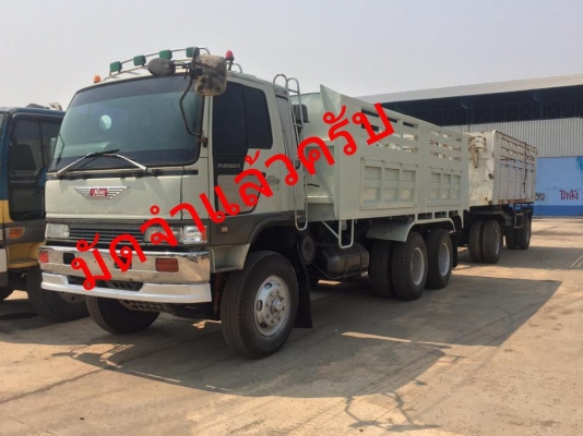 แสงฟ้าเต๊นท์รถ//ขายรถพ่วง10ล้อ2เพลาดั้มแม่ลุก เครื่อง320แรง เสื้อเพลาZM ยางใหม่18เส้น