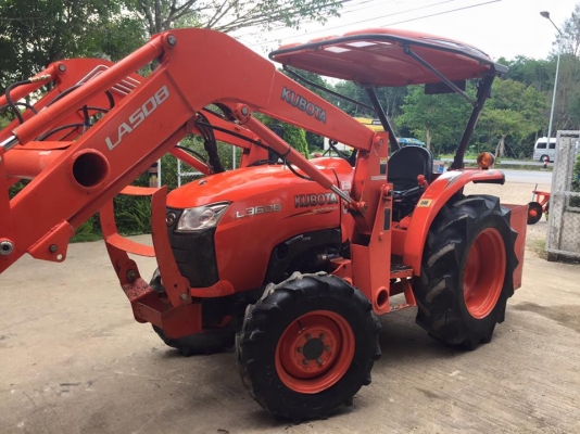 ขายรถไถ Kubota L3608(4WD) พร้อมชุดบุ้งกี๋ รถสวย เดิมๆ พร้อมใช้งาน