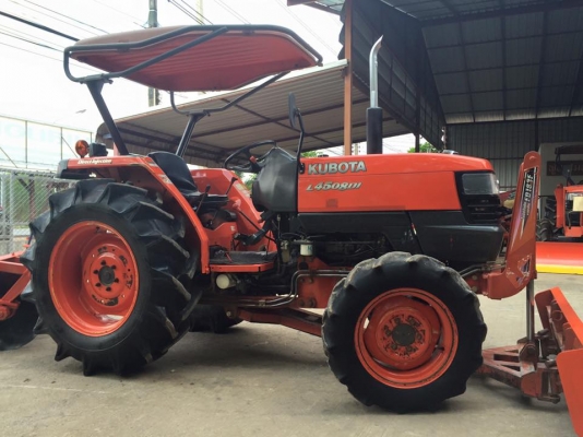 ขายรถไถKubota L4508DI (4WD) พร้อมใบมีดหน้าและผานพรวน รถสวย เดิมๆ พร้อมใช้งาน