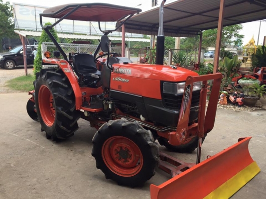 ขายรถไถKubota L4508DI (4WD) พร้อมใบมีดหน้าและผานพรวน รถสวย เดิมๆ พร้อมใช้งาน