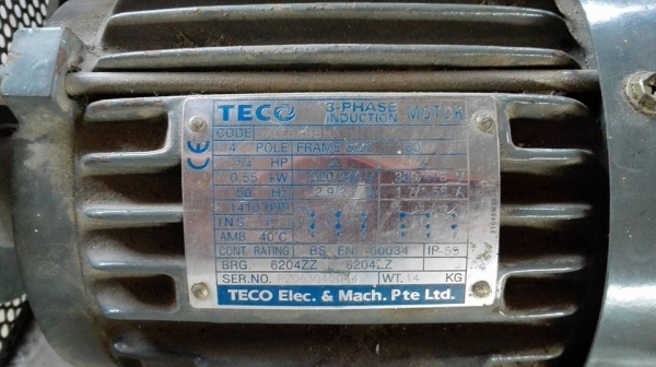 ** เหลือ 1 ตัวสุดท้าย!! **โบวเวอร์เป่าอากาศ KRUGER 3/4 HP 380V สวยสดใหม่ใช้งานมาน้อยวิ่งเงียบมาเทสได้!!