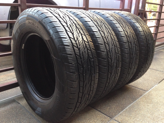 ยาง Continental 265 65 17 ปี14 ดอกเต็ม ไม่มีปะ เนื้อนิ่ม ใช้ยาว ราคาไม่แพง