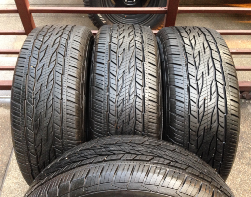 ยาง Continental 265 65 17 ปี14 ดอกเต็ม ไม่มีปะ เนื้อนิ่ม ใช้ยาว ราคาไม่แพง