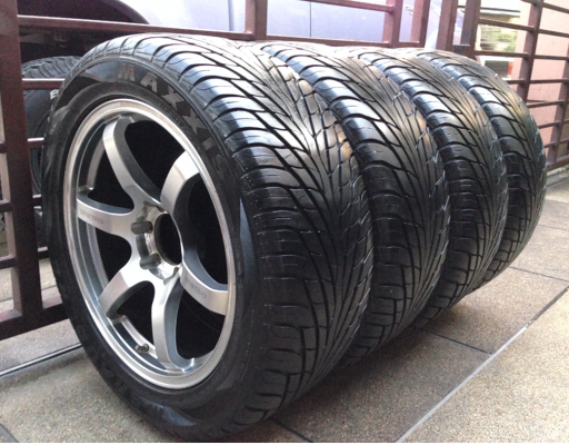 ล้อ Volk ขอบ20 พร้อมยาง 265 50 20 ปี14 ดอกเต็ม ใช้กันยาว ราคาไม่แพง