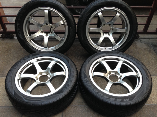 ล้อ Volk ขอบ20 พร้อมยาง 265 50 20 ปี14 ดอกเต็ม ใช้กันยาว ราคาไม่แพง