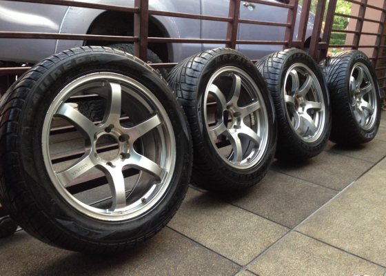 ล้อ Volk ขอบ20 พร้อมยาง 265 50 20 ปี14 ดอกเต็ม ใช้กันยาว ราคาไม่แพง