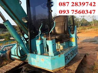 ขายรถแบคโฮ พร้อมเทนเลอร์ KOMATSU PC50 UU