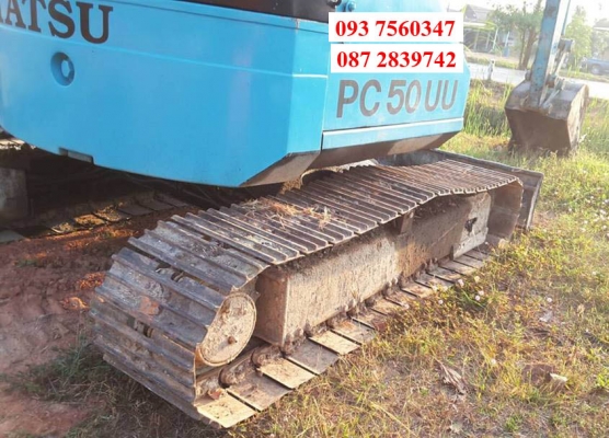 ขายรถแบคโฮ พร้อมเทนเลอร์ KOMATSU PC50 UU