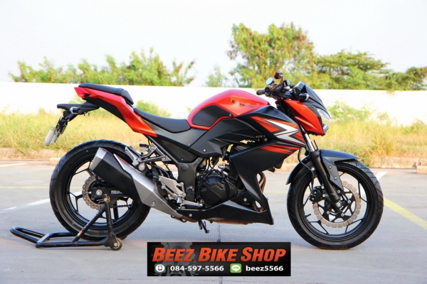 ขาย Kawasaki Z250 รุ่นปี 2014 วิ่งน้อย สภาพป้ายแดง ทะเบียนพร้อมโอน