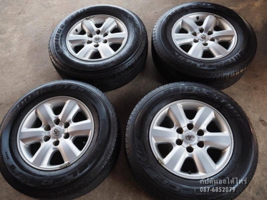 ล้อเดิม Toyota ขอบ17 6รู139 พร้อมยาง Bridgestone