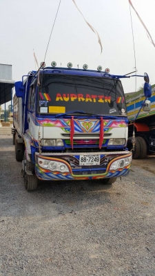 ขายรถพ่วง Isuzu FVM12MY เครื่อง 260 turbo inter เกียร์อิตั้น ช่วงล่างใหญ่ กระบะดัมพ์มิเนียมแม่ลูก ลูก 3 เพลาแท้ ทะเบียนพร้อม