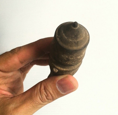 เต้าปูนทองเหลือง เก่าเก๋ากึก ไซส์นี้หายากแล้ว แบบโบราณดั่งเดิมครับ