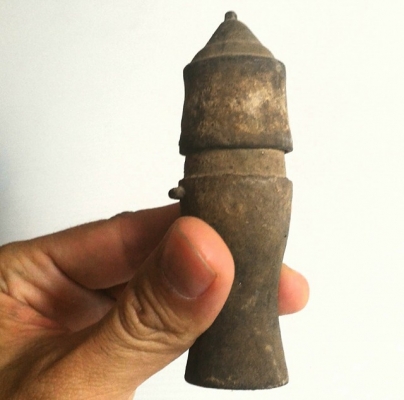 เต้าปูนทองเหลือง เก่าเก๋ากึก ไซส์นี้หายากแล้ว แบบโบราณดั่งเดิมครับ