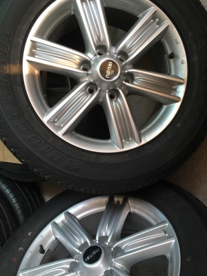 ขายล้อแม็ก All new Isuzu 1.9 DDI 18นิ้ว Top พร้อมยางฺBridgestone Duler ปี 16