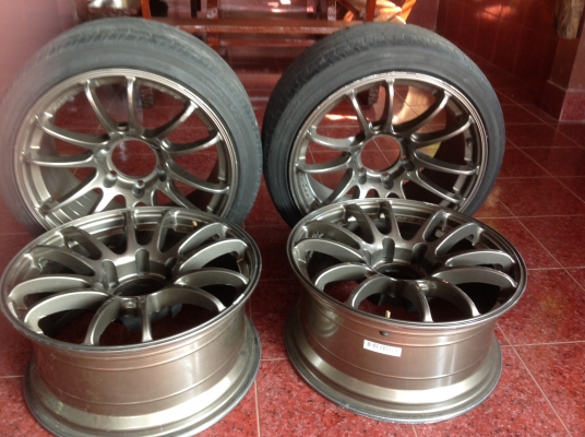 ขายล้อแม็คแท้ขอบ18" 1ชุด 6รู สีนำ้ตาล