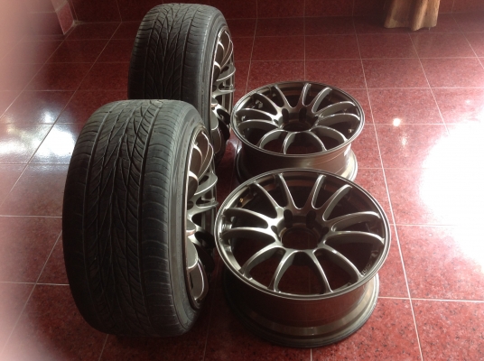 ขายล้อแม็คแท้ขอบ18" 1ชุด 6รู สีนำ้ตาล