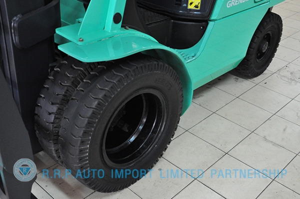 ขายรถโฟล์คลิฟท์มือสอง MITSUBISHI  รุ่น KFD25T  ราคา 375,000 บาท นำเข้าจากประเทศญี่ปุ่น 100\% ไม่เคยใช้งานในประเทศไทย