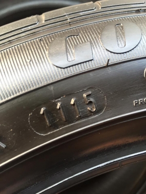 ขายยาง GOODYEAR Assurance 195-50-15 ปี15 เนื้อนิ่ม ไม่มีปะ คู่ละ 1,200 บาท