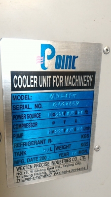 เครื่องลดความร้อนของเครื่องจักรต่างๆ ด้วยน้ำไหลเข้า - ออกเลี้ยงระบบแลละออกมามาระบายความร้อนผ่านแผงรั่งผึง