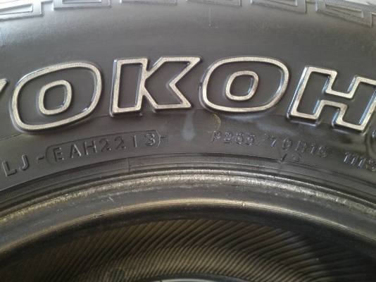 ขายยาง  Yokohama  265 x 70 x 16 AT  ปี 13