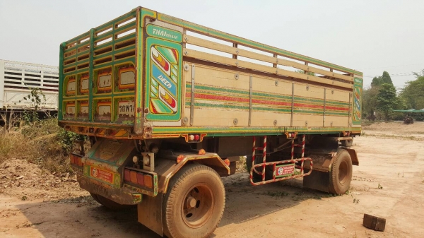 ขาย ลูกพ่วงดั้ม 2 เพลา ยาว 6.20 เมตร อู่ไทยเทรลเลอร์ แผงข้างมิเนียม ทะเบียนพร้อมโอนครับ