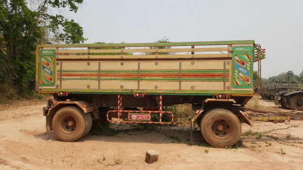 ขาย ลูกพ่วงดั้ม 2 เพลา ยาว 6.20 เมตร อู่ไทยเทรลเลอร์ แผงข้างมิเนียม ทะเบียนพร้อมโอนครับ